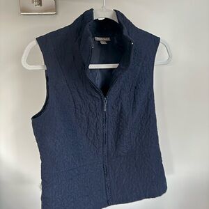 Navy Quilted Vest